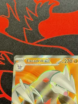 Excadrill ex 160/086 Ultra Rare Pokemon Black Bolt English Near Mint - Image 3