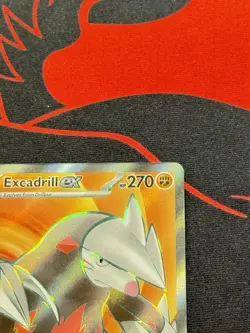 Excadrill ex 160/086 Ultra Rare Pokemon Black Bolt English Near Mint - Image 4