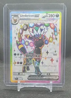 2025 Pokemon Prismatic Evolutions Umbreon EX Promo 176 - Image 1