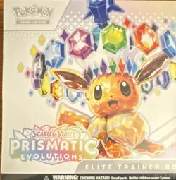 Pokemon Scarlet & Violet Prismatic Evolutions Elite Trainer Box Eevee 2025 - Image 1
