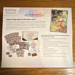 Pokemon Scarlet & Violet Prismatic Evolutions Elite Trainer Box Eevee 2025 - Image 2
