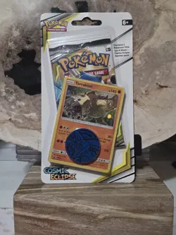 Pokemon Sun And Moon Cosmic Eclipse Coin Promo Blister Pack Factory Sealed - Image 1