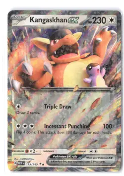 Kangaskhan ex - 115/165 NM Holo SV: Scarlet & Violet 151 Pokemon - Image 1