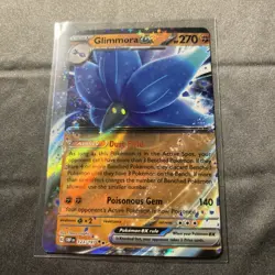 Glimmora EX Holo 123/197 Pokemon Obsidian Flames NM. MISCUT MISCUT MISCUT - Image 1