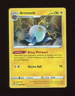 [NM] Holo Arctozolt Darkness Ablaze 066/189 Fossil Pokemon TCG - Image 1