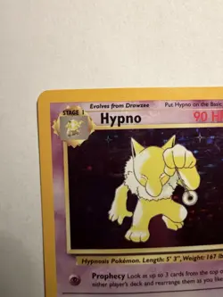 Pokemon TCG Fossil #8/62 Hypno Unlimited Holo WOTC - Image 4