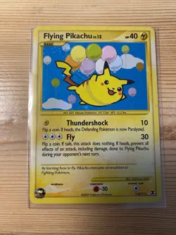 Pokemon Flying Pikachu 113/111 Platinum Secret Rare Promo Regular Basic 40 HP - Image 1