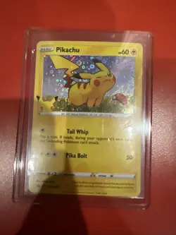 PIKACHU POKEMON 2020 GENERAL MILLS 25TH ANNIVERSARY #SWSH039 HOLO - Image 1
