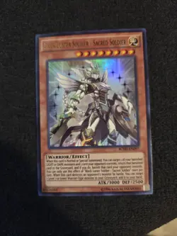 Black Luster Soldier - Sacred Soldier - BOSH-EN097 - Ultra Rare - Unlimited Edit - Image 1