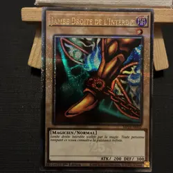 Carte YU-GI-OH! JAMBE DROITE DE L'INTERDIT MP24-FR002 QCSR NEUF - Image 2
