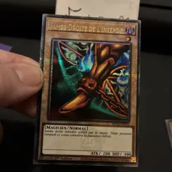 Carte YU-GI-OH! JAMBE DROITE DE L'INTERDIT MP24-FR002 QCSR NEUF - Image 4