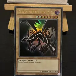 Yu-Gi-Oh! Dragon Noir Aux Yeux Rouges LOB-FR070 Ultra Rare Neuf 25th 2020 - Image 2