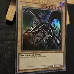 Yu-Gi-Oh! Dragon Noir Aux Yeux Rouges LOB-FR070 Ultra Rare Neuf 25th 2020 - Image 3
