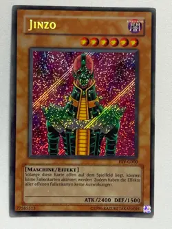 Yu-Gi-Oh! Jinzo PSV-G000 Secret Rare OG Print Deutsch - Image 1