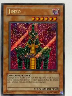 Yu-Gi-Oh! Jinzo PSV-G000 Secret Rare OG Print Deutsch - Image 3