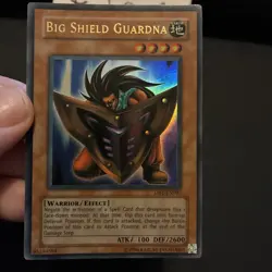 Carte yu gi oh. Big Shield Guardna Db1 En091 Ultra Rare 1996 - Image 4