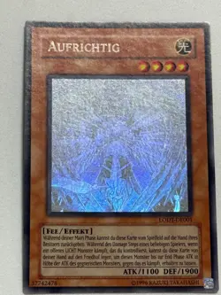 Yu-Gi-Oh! Aufrichtig LODT-DE001 Ghost Rare OG Print Deutsch - Image 4