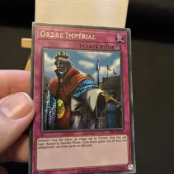 Carte Yu-Gi-Oh! Ordre Imperial - PSV-FR104 - 25TH - Secrete Rare 🇫🇷 - Image 4