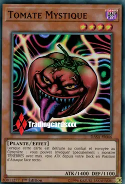 ♦Yu-Gi-Oh!♦ Tomate Mystique (Mystic Tomato) : DASA-FR046 -VF/Super Rare- - Image 1