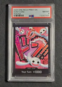 Perona Holo DON!! One Piece Premium Booster The Best PRB-01 English PSA 8 - Image 1