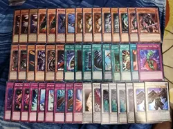 Yugioh 47 Card Vayu Turbo Deck Core Time Wizard Edison Format Dark Grepher Vayu - Image 1