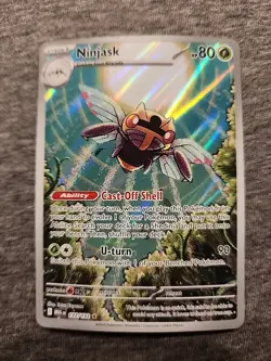 Pokemon TCG Ninjask Illustration Rare Card #137/132 Mega Evolutions - Image 1