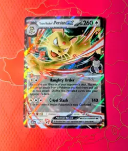 Team Rockets Persian EX 150/182 - Destined Rivals - Pokemon card - rare - HOLO - Image 1