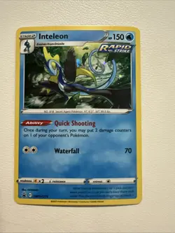 Inteleon SWSH279 SWSH: Sword & Shield Promo Cards Holo - Image 1
