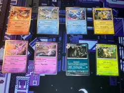Prismatic Evolutions Cosmos Holo Promo Cards Full Set Of 8 Eeveelutions Umbreon - Image 1