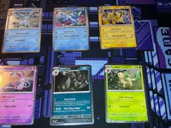 Prismatic Evolutions Cosmos Holo Promo Cards Full Set Of 8 Eeveelutions Umbreon - Image 3