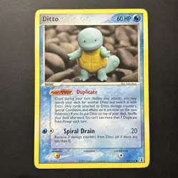 Pokemon Squirtle Ditto Card Delta Species 64/113 HP - Image 1