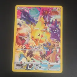 Pokemon Pikachu Basic Lightning Regular 160/159 Tee Fu 70 HP 90 ATK 2023 Card - Image 1