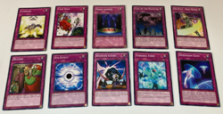 Lot of 100 Yugioh Trap Cards 1st Edition/Limited Edition B - Image 2