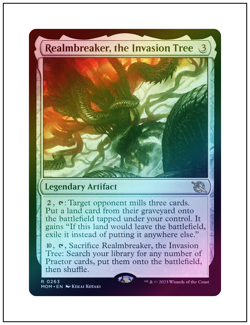 1x Realmbreaker, the Invasion Tree, Foil, Magic The Gathering MTG NM - Image 1