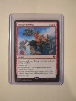 Savage Beating Commander Masters Regular - Image 1