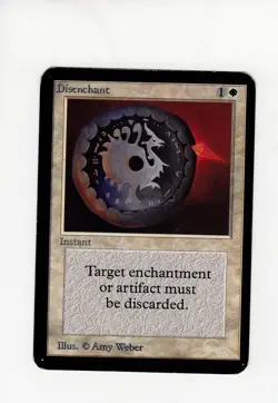 Disenchant Alpha MP MTG Magic the Gathering - Image 1