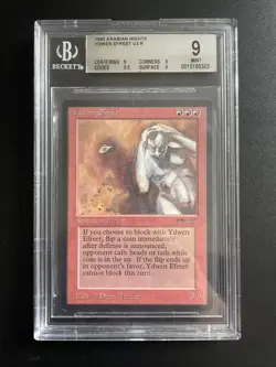 MTG Ydwen Efreet BGS 9Q+ Arabian Nights 1993 Graded NM - Image 1