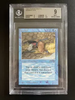 MTG Sindbad BGS 9Q+ Arabian Nights 1993 Graded NM - Image 1
