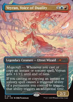 🧙Veyran, Voice Of Duality M 1915 SLD FOIL Dressed To Kill 2 Secret Lair MTG - Image 1