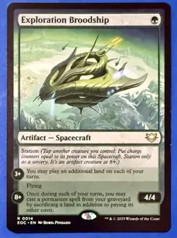 Exploration Broodship 14 MTG Commander: Edge of Eternities R NM - Image 1