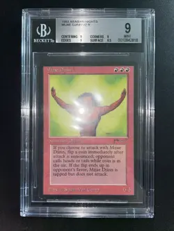 MTG Mijae Djinn BGS 9Q+ Arabian Nights 1993 Graded NM - Image 2
