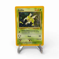 Pokemon TCG Scyther 17/130 Base Set 2 Holo With Swirl!!! - Image 1