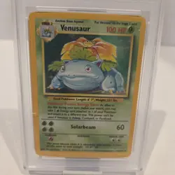 1999 POKEMON GAME #15 VENUSAUR HOLO EX-MT PSA 6 15/102 - Image 2