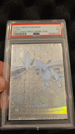 2000 Topps Pokemon: The Movie – Lugia First Appearance Holo Foil PSA 5 (EX) - Image 2