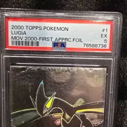 2000 Topps Pokemon: The Movie – Lugia First Appearance Holo Foil PSA 5 (EX) - Image 4