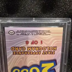 2000 Topps Pokemon: The Movie – Lugia First Appearance Holo Foil PSA 5 (EX) - Image 5