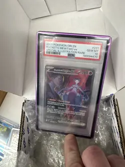 2025 POKEMON DRI EN-DESTINED RIVALS #231 TEAM ROCKET'S MEWTWO EX PSA 10 NEW CERT - Image 2