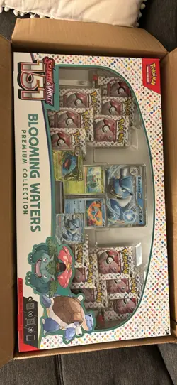 Pokemon Blooming Waters Scarlet & Violet 151 Premium Collection SEALED Set of 4 - Image 1