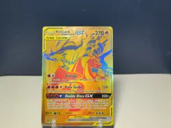 Reshiram & Charizard GX #SM247 Pokemon TCG Promo - Full Art Holo Near Mint NM - Image 3