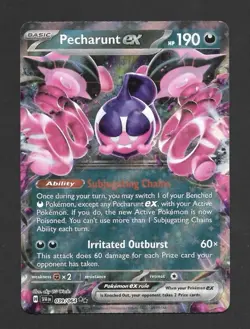 Pecharunt ex 039/064 - Shrouded Fable - Pokemon TCG - Double Rare NM - Image 1